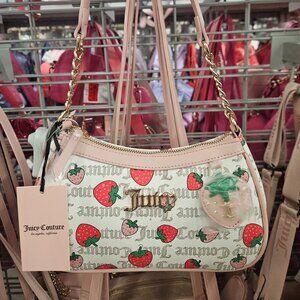 Viral Juicy Couture Strawberries Shoulder Bag